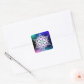 Aufruf Quadratischer Aufkleber (Umschlag)