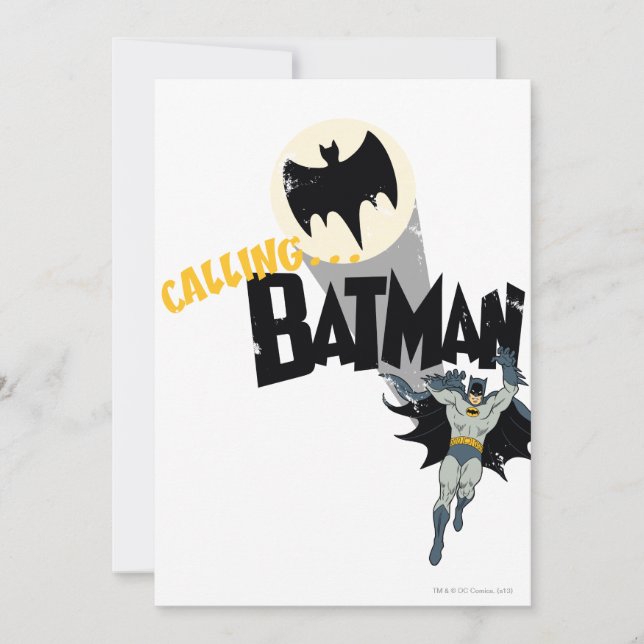 Aufruf von Batman Graphic (Vorderseite)