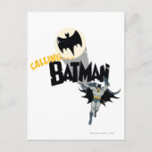 Aufruf von Batman Graphic Postkarte (Vorderseite)