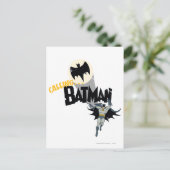 Aufruf von Batman Graphic Postkarte (Stehend Vorderseite)