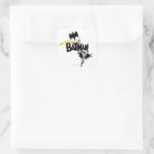Aufruf von Batman Graphic Quadratischer Aufkleber (Tasche)