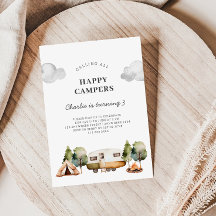 Aufruf von Happy Campers Kid zum Geburtstag