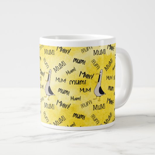 Aufruf von Mum Jumbo Tasse 20 Oz (Vorderseite Rechts)