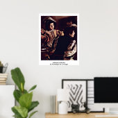 Aufruf von St. Matthew Michelangelo Da Caravaggio Poster (Heimbüro)