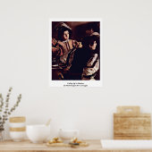 Aufruf von St. Matthew Michelangelo Da Caravaggio Poster (Küche)