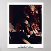Aufruf von St. Matthew Michelangelo Da Caravaggio Poster (Vorne)