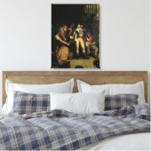 Aufruf zu den letzten Opfern des Terrors 2 Leinwanddruck (Insitu (Schlafzimmer))