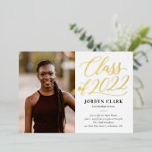 Aufruf zum Abschluss von Skripten Folieneinladung (Stehend vorne)