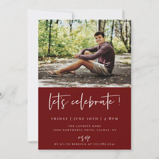 Aufruf zum Foto "Arched Frame"-Abschluss Ankündigung (Rückseite)