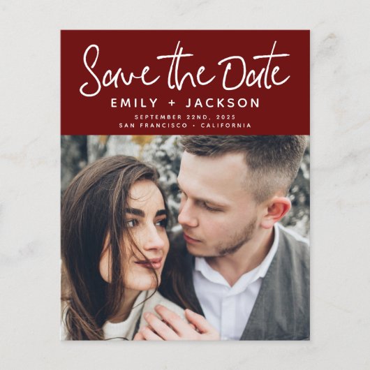 Aufruf zum Foto "Save the Date mit budgetärer Schr Flyer (Vorne)