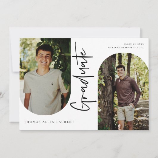 Aufruf zum Foto "Scripte Graduate Arched Frame 4" Ankündigung (Vorderseite)