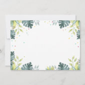 Aufrufen Alle Party Tiere Boy Safari Birthday Inv Einladung (Rückseite)