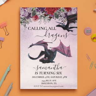 Aufrufen aller Dragons Girls Geburtstagsgeschichte Einladung