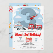 Aufrufen aller Einheiten, Einladung der Notfallsta (Vorne/Hinten)