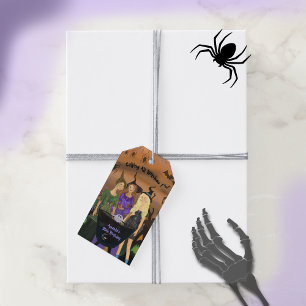 Aufrufen aller Hexen Halloween Geburtstag Geschenkanhänger