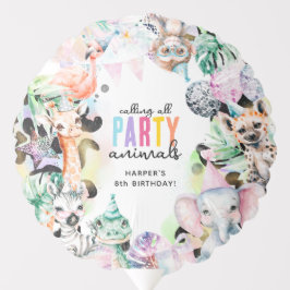 Aufrufen aller Party Animals Safairi Thema Geburts Ballon
