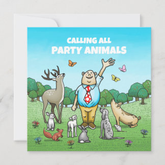 Aufrufen aller Party Einladung