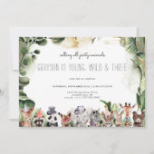 Aufrufen aller Party | Safari Birthday (Vorderseite)