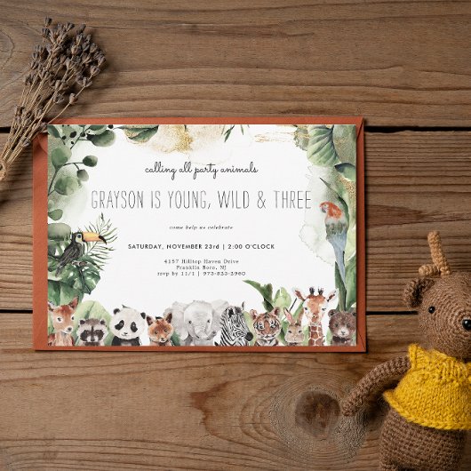 Aufrufen aller Party | Safari Birthday