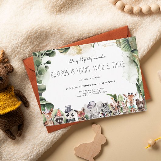 Aufrufen aller Party | Safari Birthday