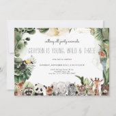 Aufrufen aller Party | Safari Birthday (Vorderseite)