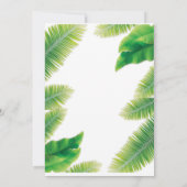 Aufrufen aller Party Tiere Safari Zoo Birthday Inv Einladung (Rückseite)