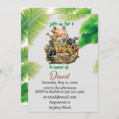 Aufrufen aller Party Tiere Safari Zoo Birthday Inv Einladung (Vorne/Hinten)