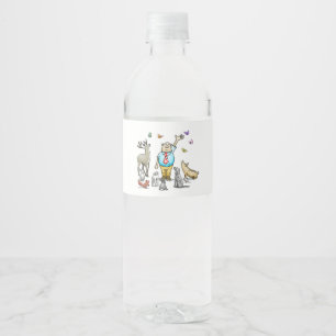 Aufrufen aller Party Wasserflaschenetikett