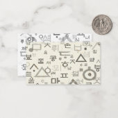 Aufrufen der koreanischen Mitteilungskarten (Vorderseite/Rückseite Beispiel)