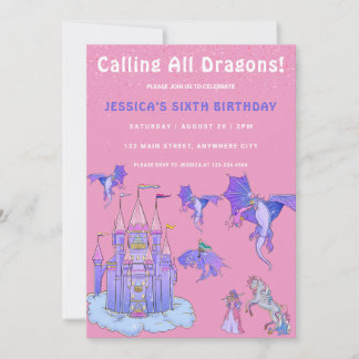 Aufrufen des Party "Alle Drachen Kindergeburtstag" Einladung