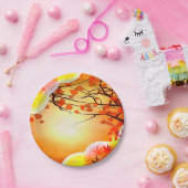 Aufrufen von Harvest ERNTEDANK FALL AUTUMN Pappteller (Party)