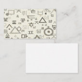 Aufrufen von koreanischen Sprachkarten Visitenkarte (Vorne/Hinten)