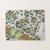 Aufruhr an der NY-Börse, von Tony Sarg Puzzle (Horizontal)