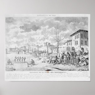Aufruhr der silk Arbeitskräfte von Lyon Poster