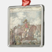 Aufruhr des Letzten der Indianer Silbernes Ornament (Links)