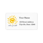 Aufruhr geweckt adressaufkleber (Vorne)