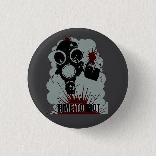 Aufruhrzeit Button (Vorderseite)