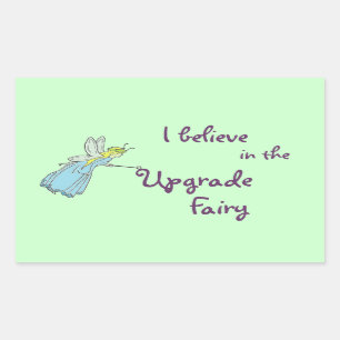 Aufrüsten der Luftschraubenaufkleber Rechteckiger Aufkleber