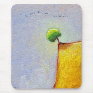 Aufsässiger Baum auf der inspirierend Kunst des Mousepad