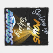 Aufsaugen von Meldungen und Namensaufruf in Sommer Fleecedecke (Vorderseite (Horizontal))