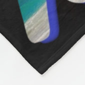 Aufsaugen von Meldungen und Namensaufruf in Sommer Fleecedecke (Ecke)