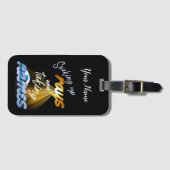 Aufsaugen von Meldungen und Namensaufruf in Sommer Gepäckanhänger (Vorderseite (Horizontal))