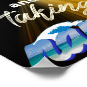 Aufsaugen von Meldungen und Namensaufruf in Sommer Poster (Ecke)