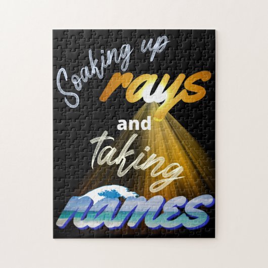 Aufsaugen von Meldungen und Namensaufruf in Sommer Puzzle (Vertikal)