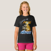 Aufsaugen von Meldungen und Namensaufruf in Sommer T-Shirt (Vorne ganz)