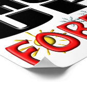 AUFSCHALTEN UND VORHERSAGEN (Wetter) Poster (Ecke)