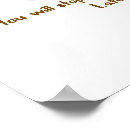 Aufschieben beenden poster (Ecke)