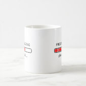 Aufschieben Bitte warten - Lazy Day Tasse (Mittel)
