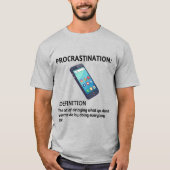 Aufschieben des Hemds T-Shirt (Vorderseite)