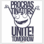 Aufschieber vereinen aufkleber (Blatt)